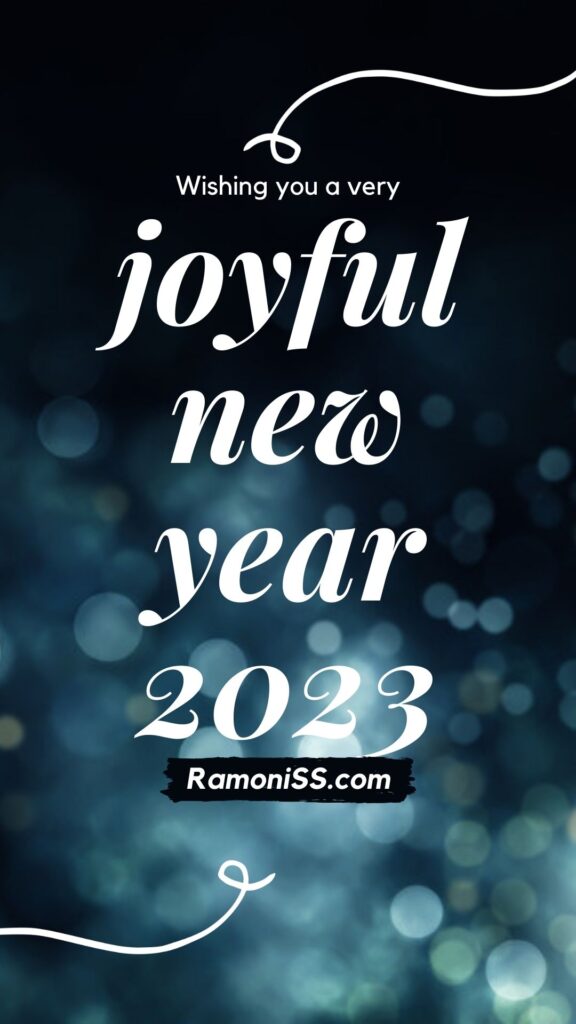 Happy new year 2023 diary and mobile image in white font color, on the beautiful background.