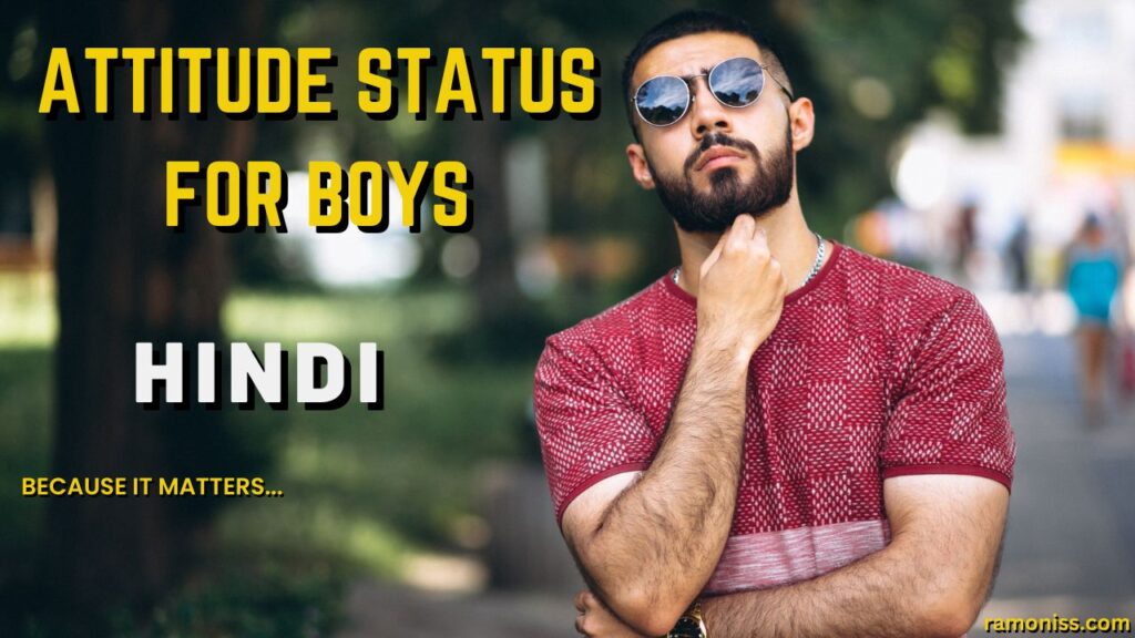 Young handsome bearded man attitude status for boys in hindi thumbnail image