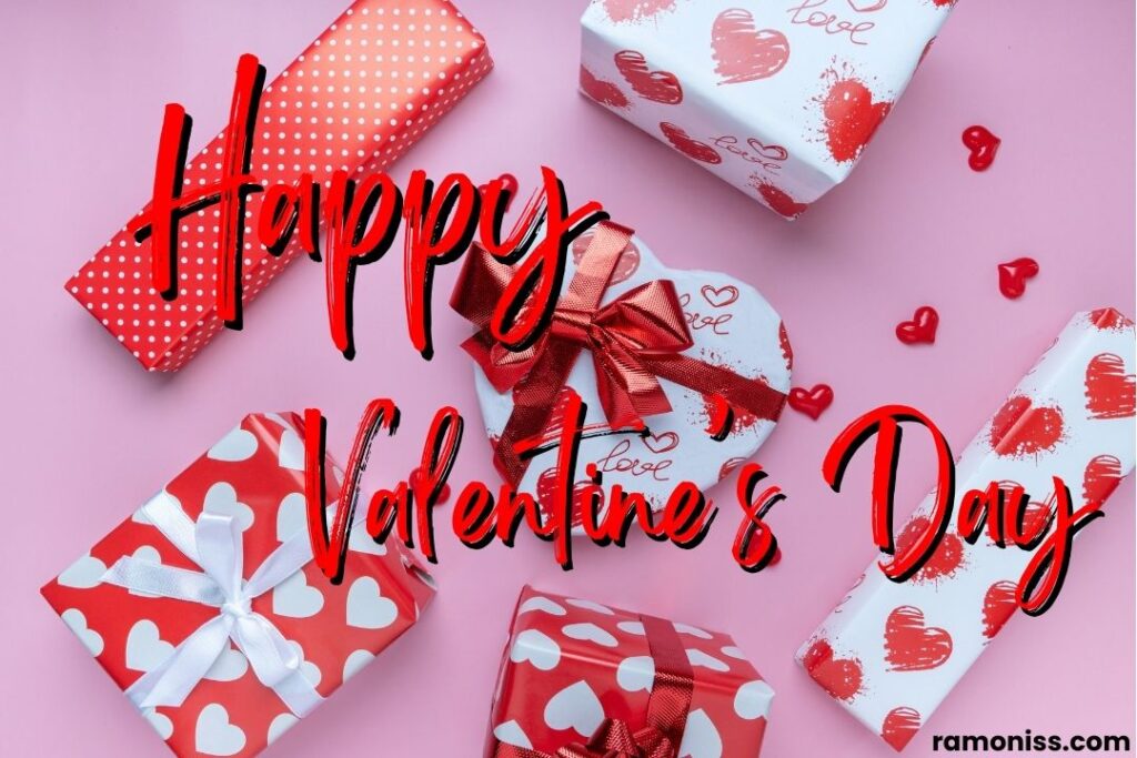 Valentine gifts flat lay hearts valentine's day wallpaper