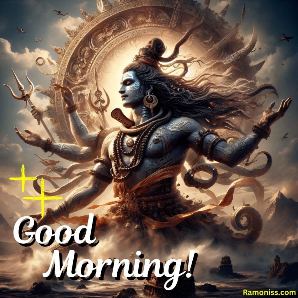 Ai generated mahakal good morning picture for whatsapp