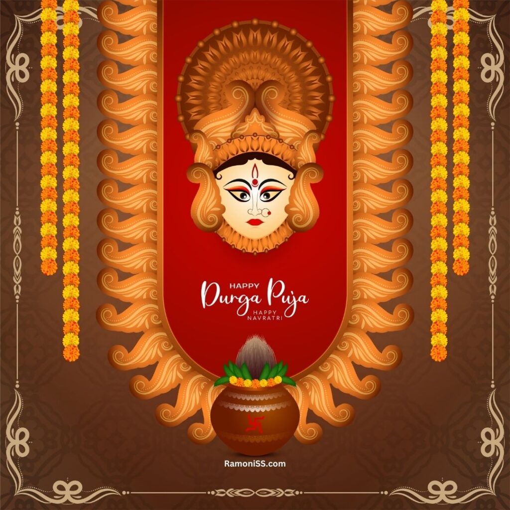 Happy navratri maa durga face pictures