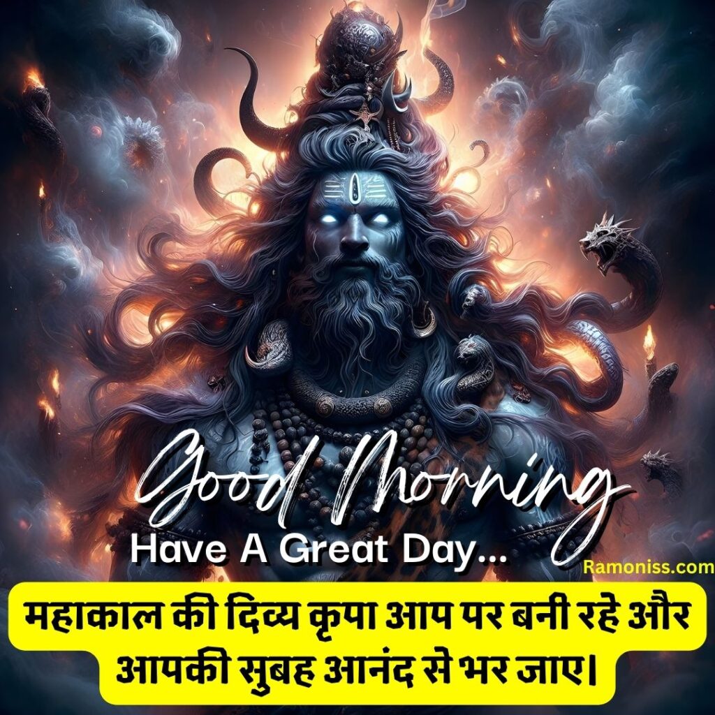 Mahakal good morning image with hindi quotes