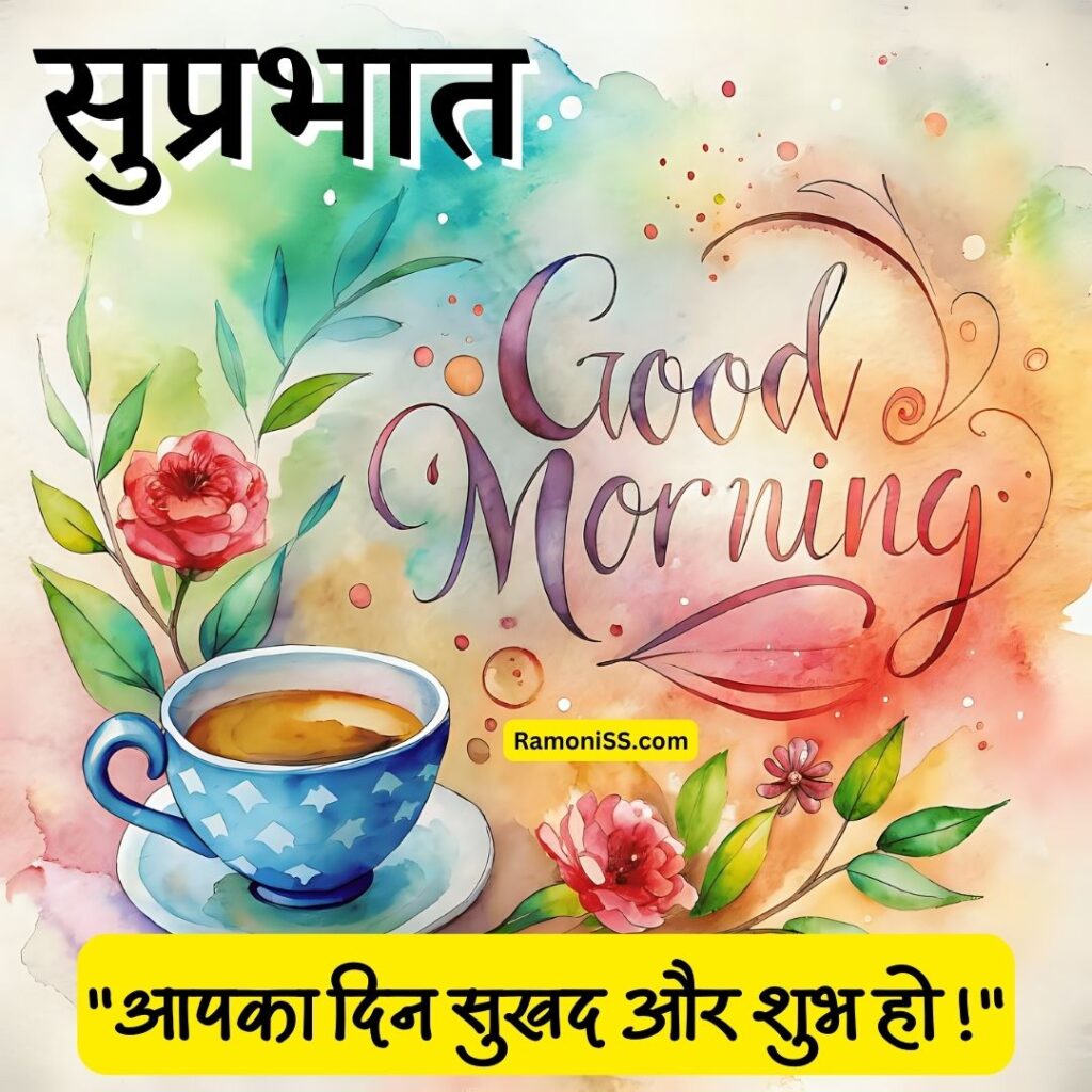 Morning suprabhat image in hindi